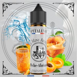 visuel-du-petit-Austin-mockup-fiole-pêche-abricot-frais-smoothie-monuments-liquide-prémium-buraliste-capitalevap