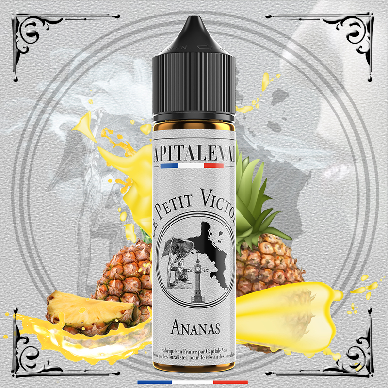visuel-du-petit-Victoria-ananas-fruit-fruité-frais-mockup-fiole-monuments-liquide-prémium-buraliste-capitalevap